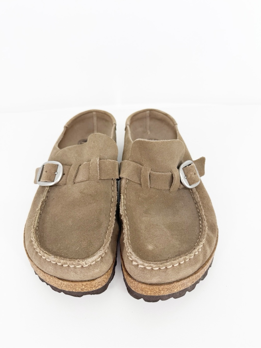 Birkenstock Buckley Suede Leather Loafers 9 Tan - Picture 2 of 9